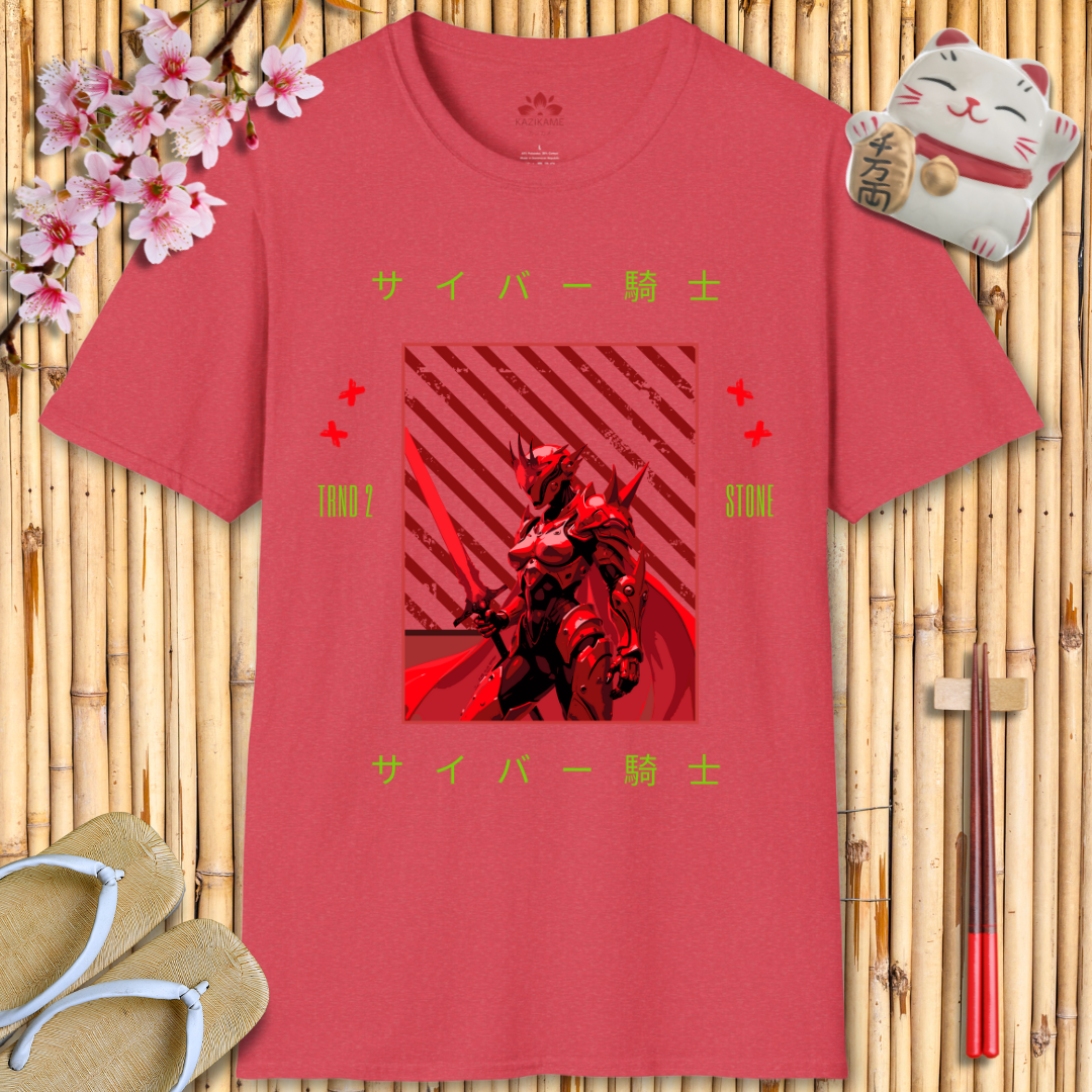 Cyber Knight Red Unisex Softstyle T-Shirt