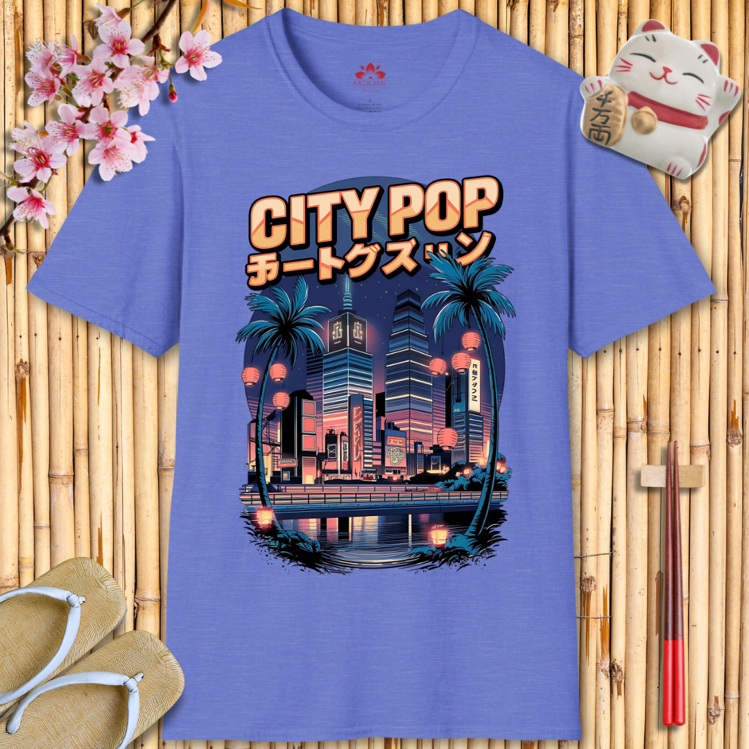 CityPop Skyscrapers Unisex Softstyle T-Shirt