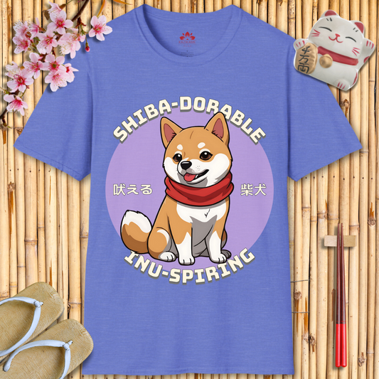 Adorable Shiba Unisex Softstyle T-Shirt