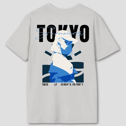 Tokyo summer Back T-Shirt