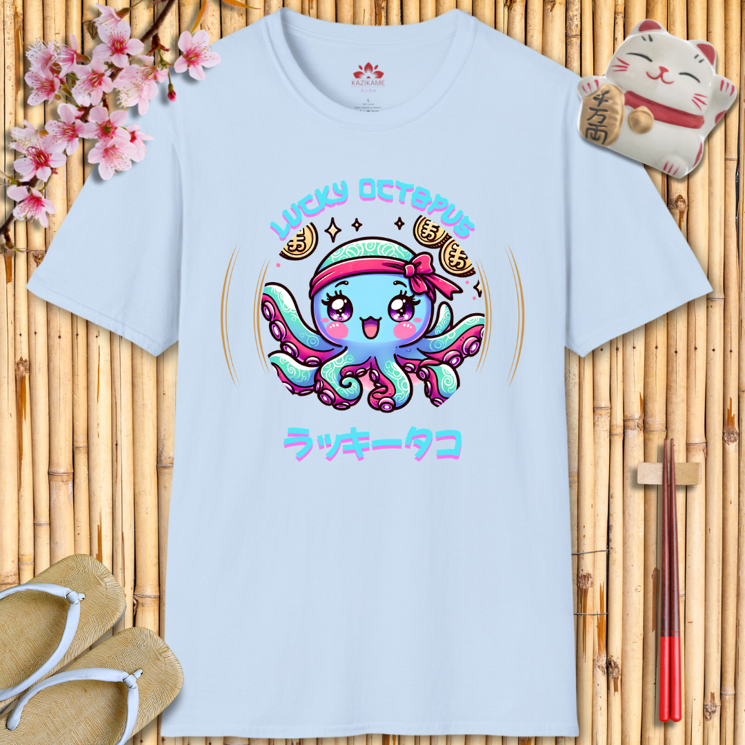 Lucky Octopus Unisex Softstyle T-Shirt