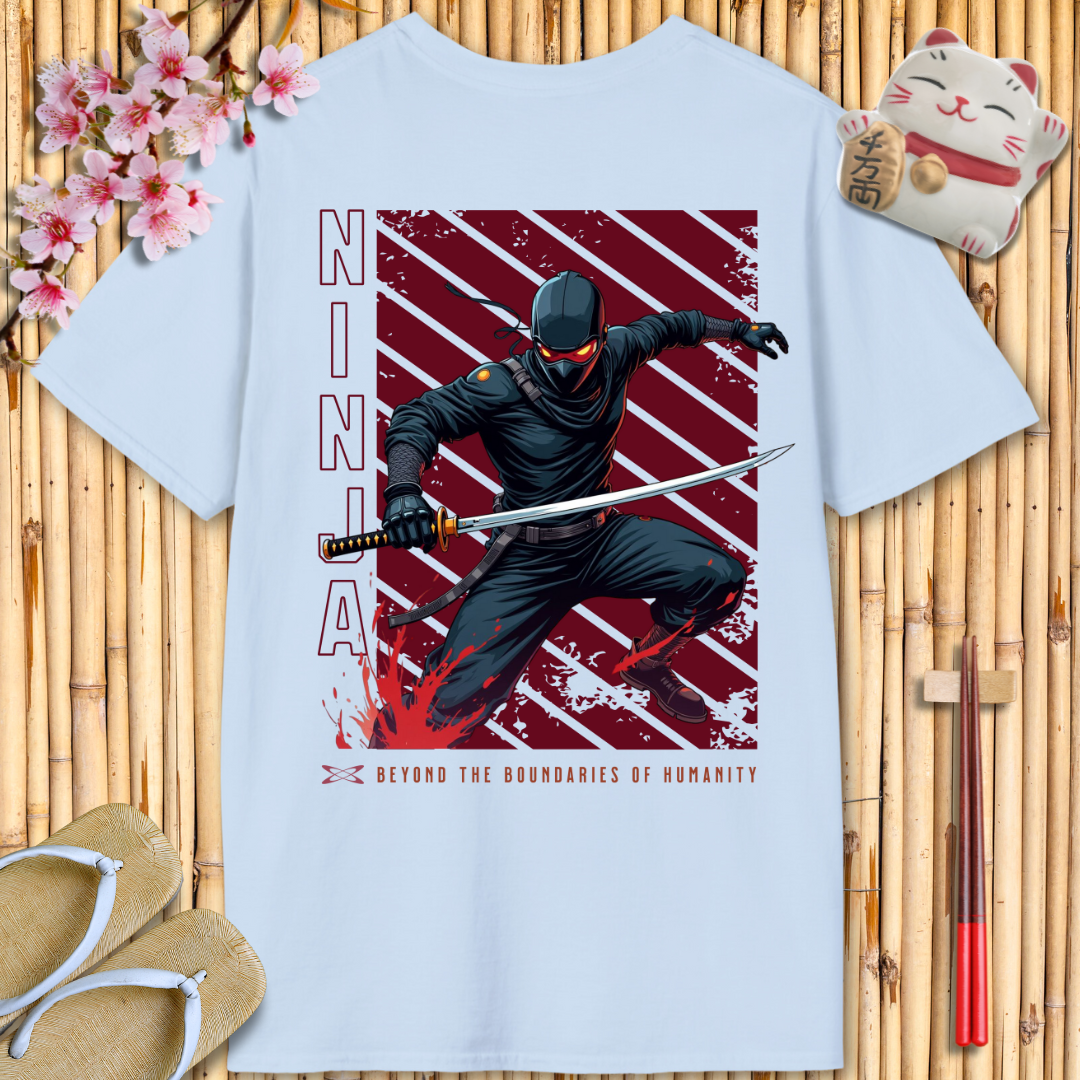 Ninja Red Back Unisex Softstyle T-Shirt