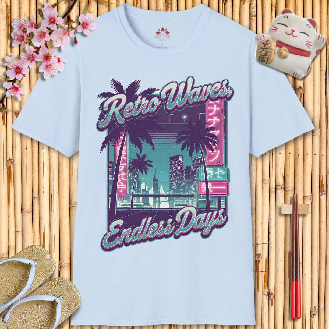 Retro Waves Unisex Softstyle T-Shirt