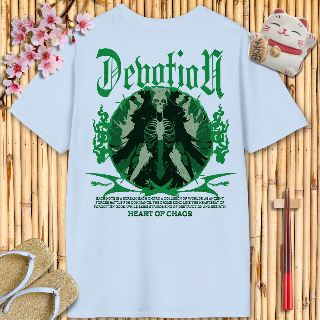 Devotion Green Back Unisex Softstyle T-Shirt