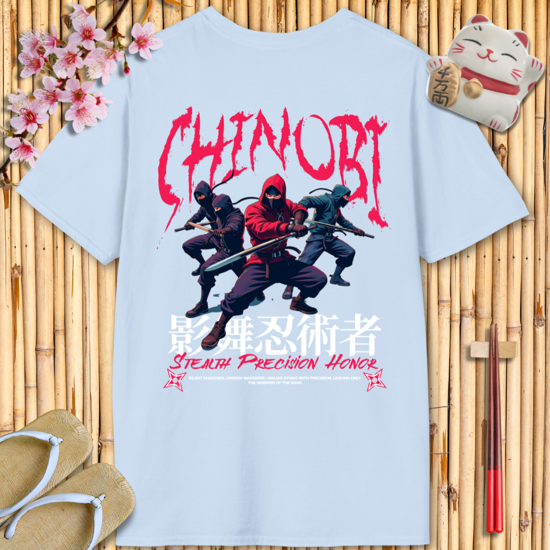 Ninja Gang Back Unisex Softstyle T-Shirt