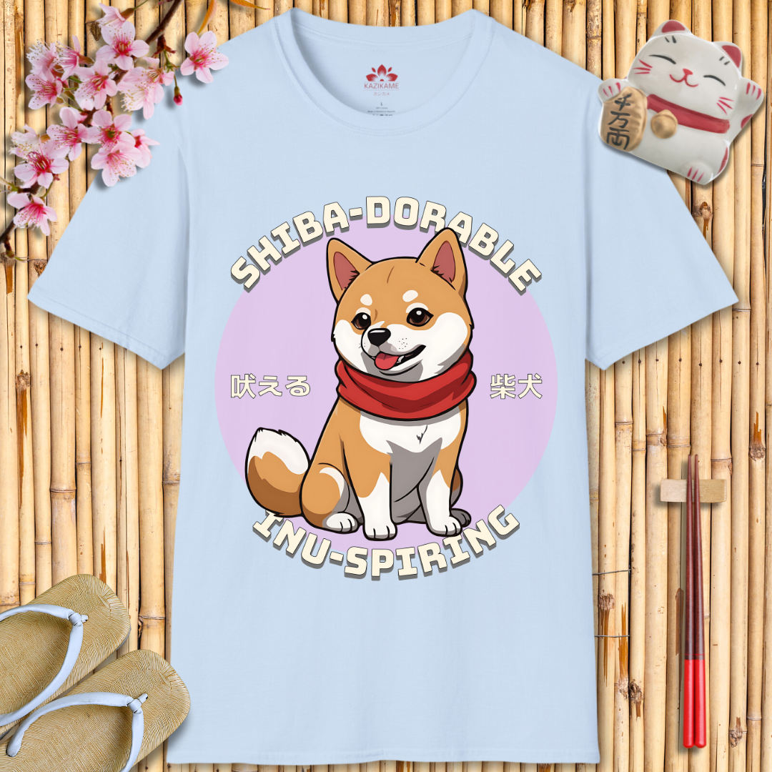 Adorable Shiba Unisex Softstyle T-Shirt