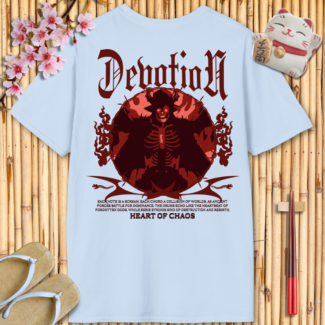 Devotion Red Back Unisex Softstyle T-Shirt