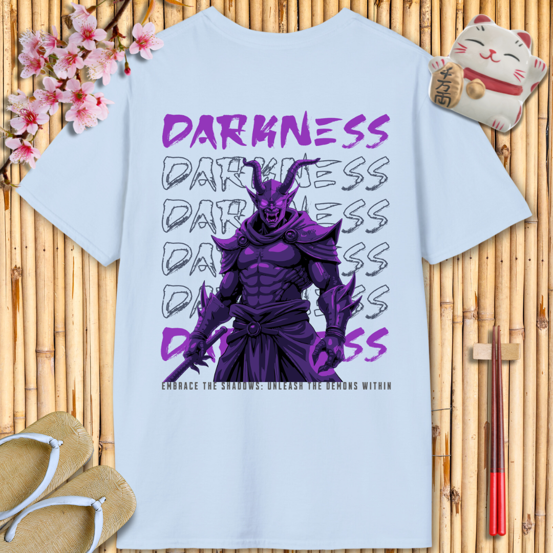 Darkness Purple Back Unisex Softstyle T-Shirt