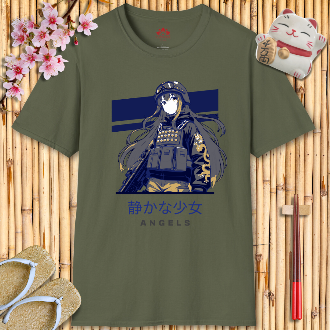 Angels Dark Blue Unisex Softstyle T-Shirt