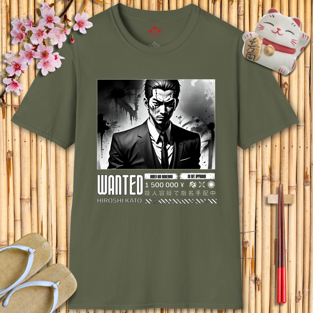 Wanted Yakuza Hitman Unisex Softstyle T-Shirt