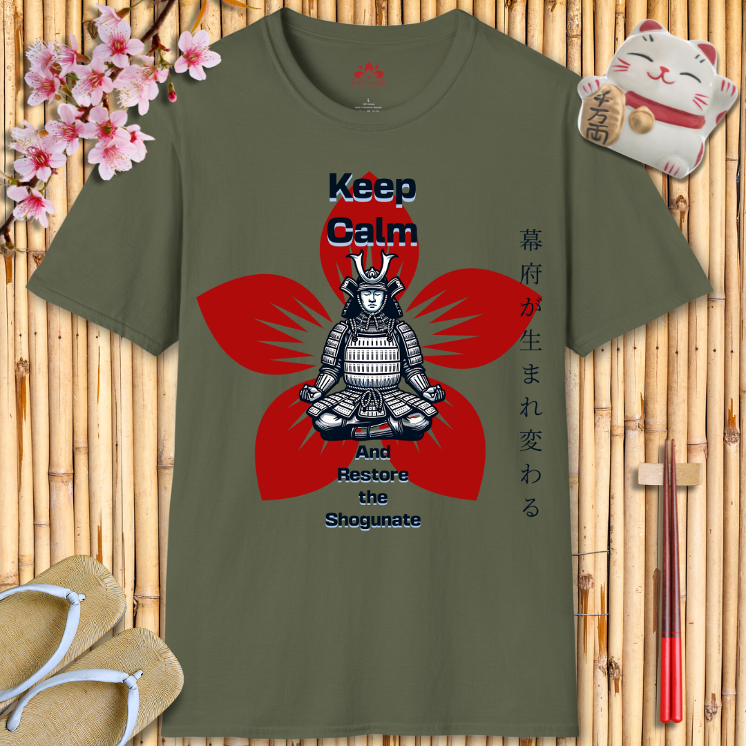 Keep Calm and Restore the Shogunate Unisex Softstyle T-Shirt