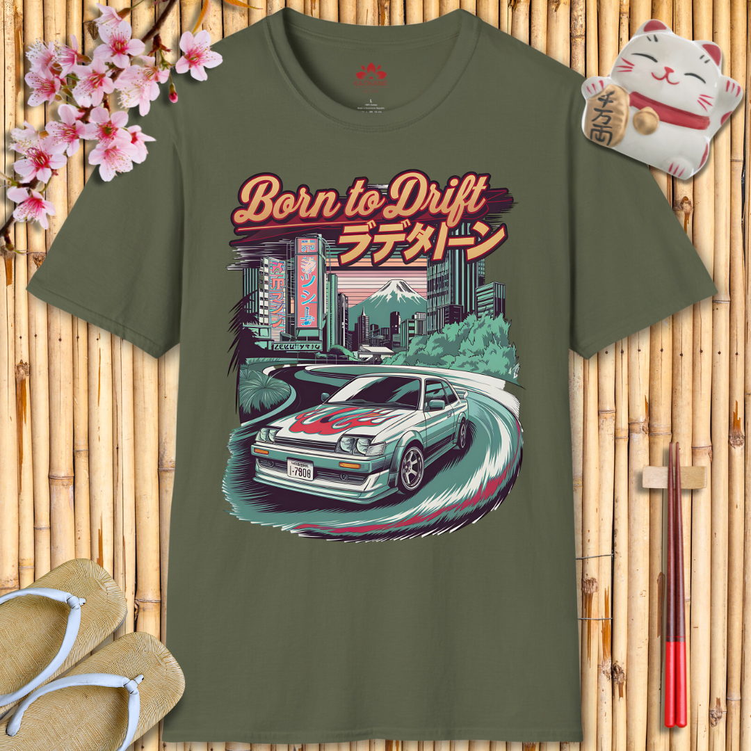 Born to Drift Unisex Softstyle T-Shirt