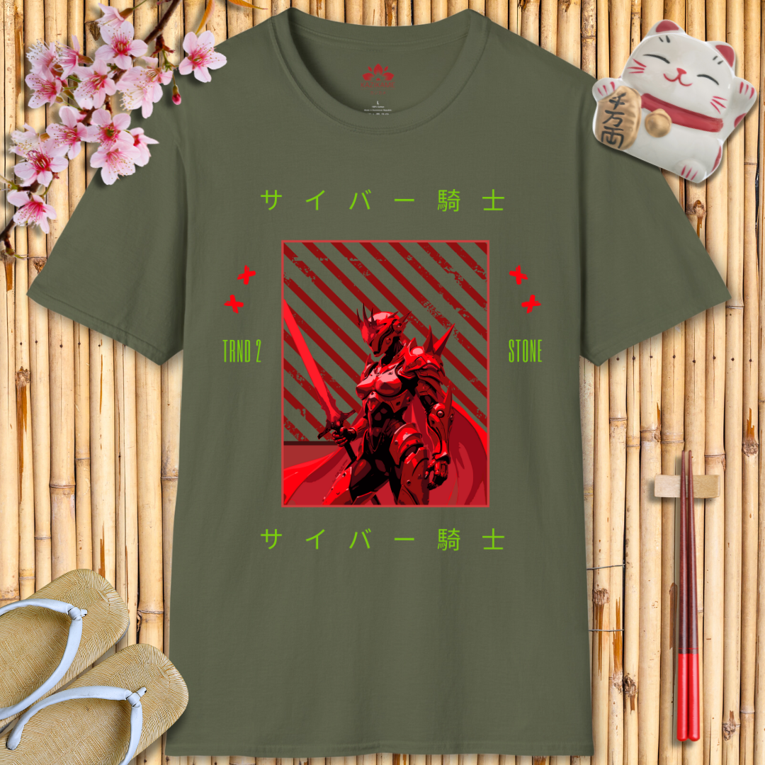 Cyber Knight Red Unisex Softstyle T-Shirt