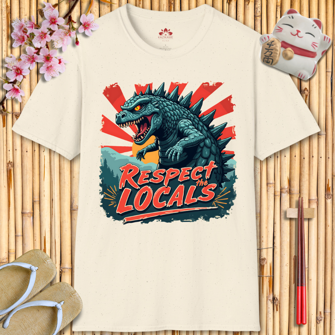 Respect the locals Kaiju Unisex Softstyle T-Shirt