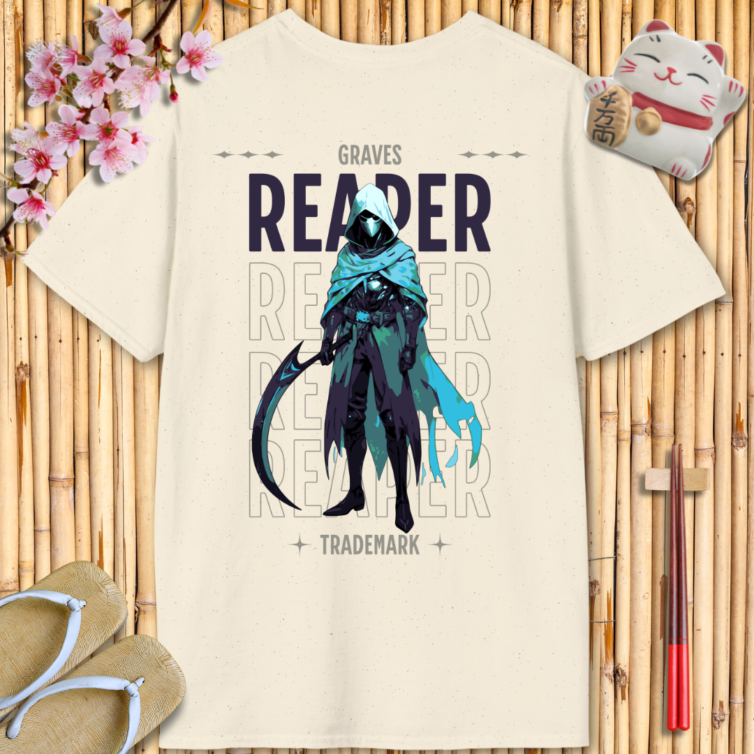 Reaper Purple Back Unisex Softstyle T-Shirt