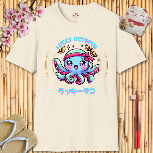 Lucky Octopus Unisex Softstyle T-Shirt