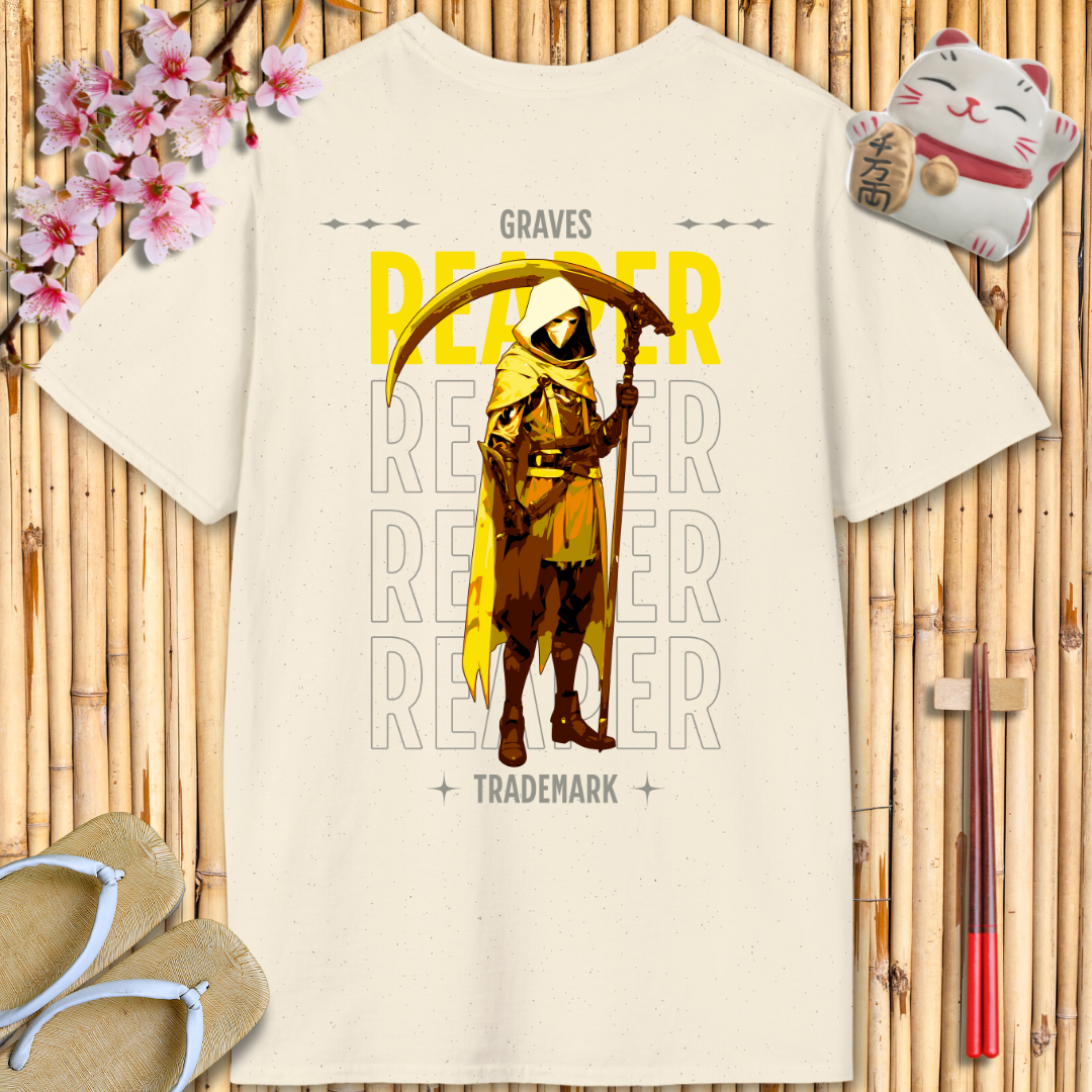 Reaper Yellow Back Unisex Softstyle T-Shirt