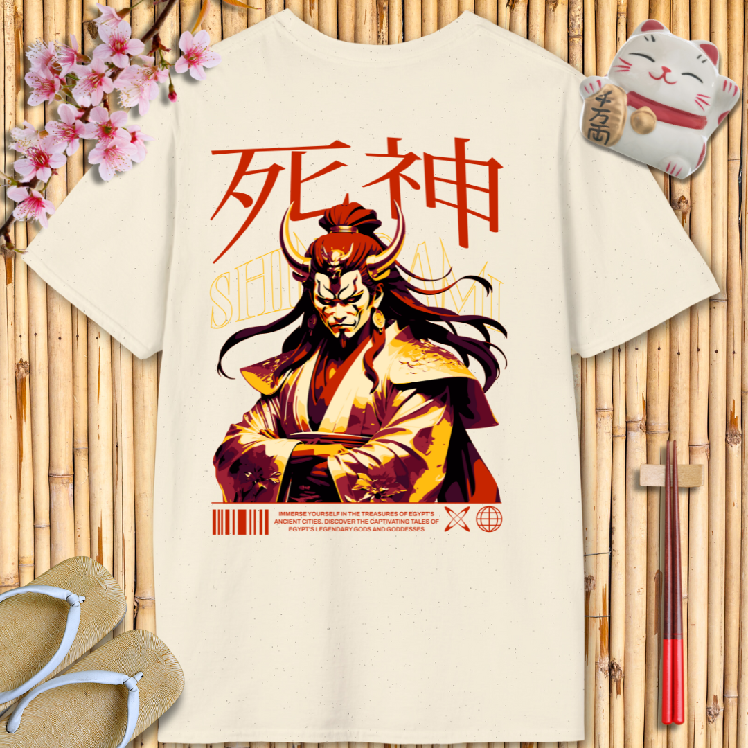 Japanese God Red Back Unisex Softstyle T-Shirt