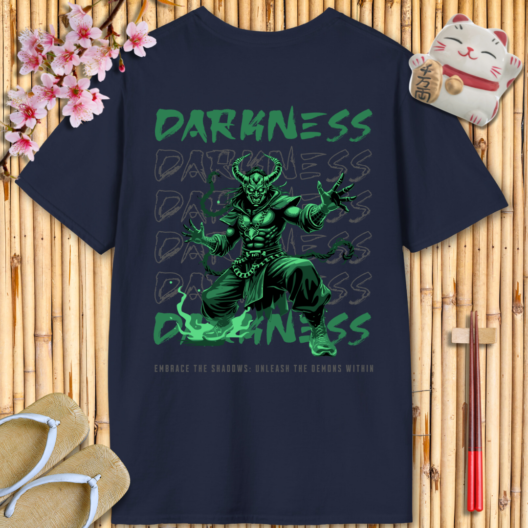 Darkness Green Back Unisex Softstyle T-Shirt