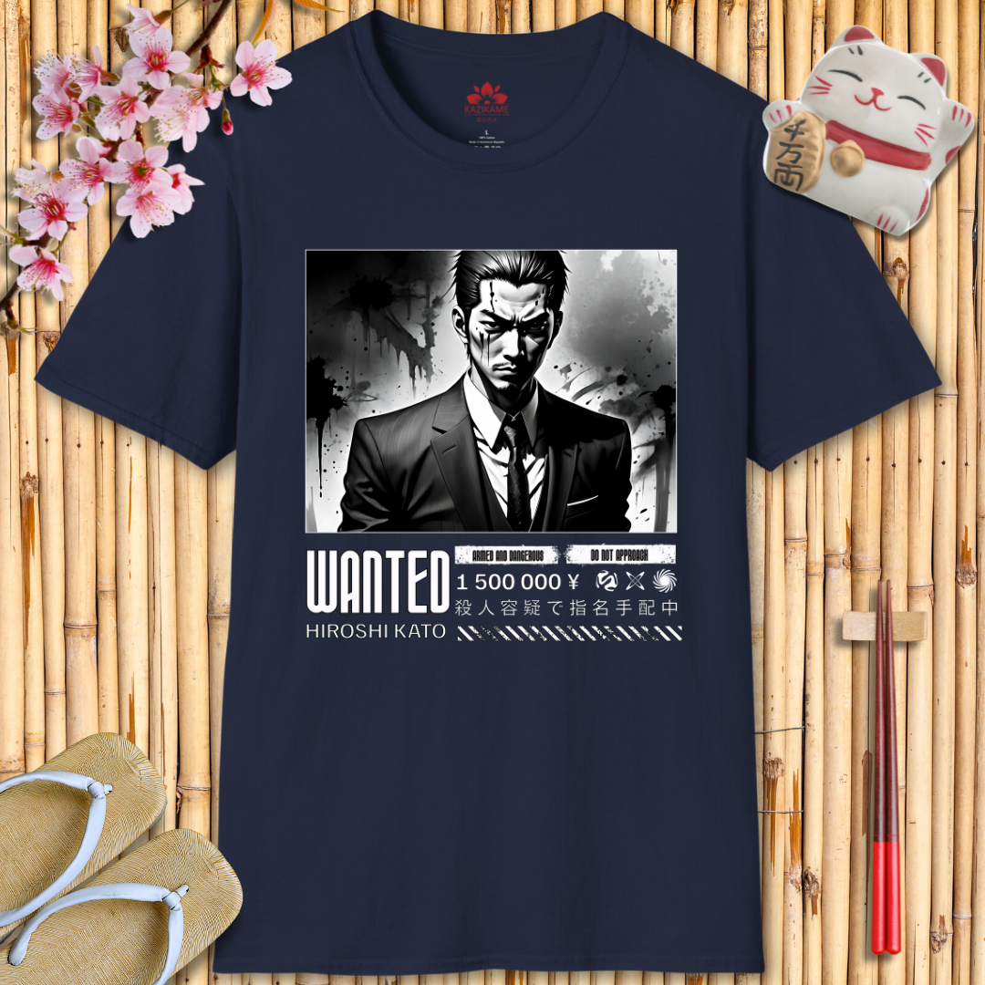 Wanted Yakuza Hitman Unisex Softstyle T-Shirt