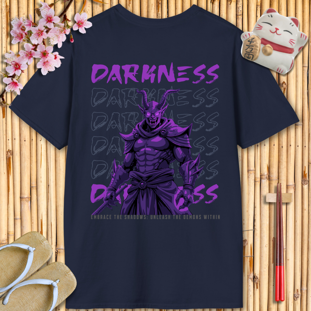 Darkness Purple Back Unisex Softstyle T-Shirt