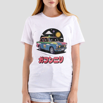 Starlit Retro Sedan T-Shirt