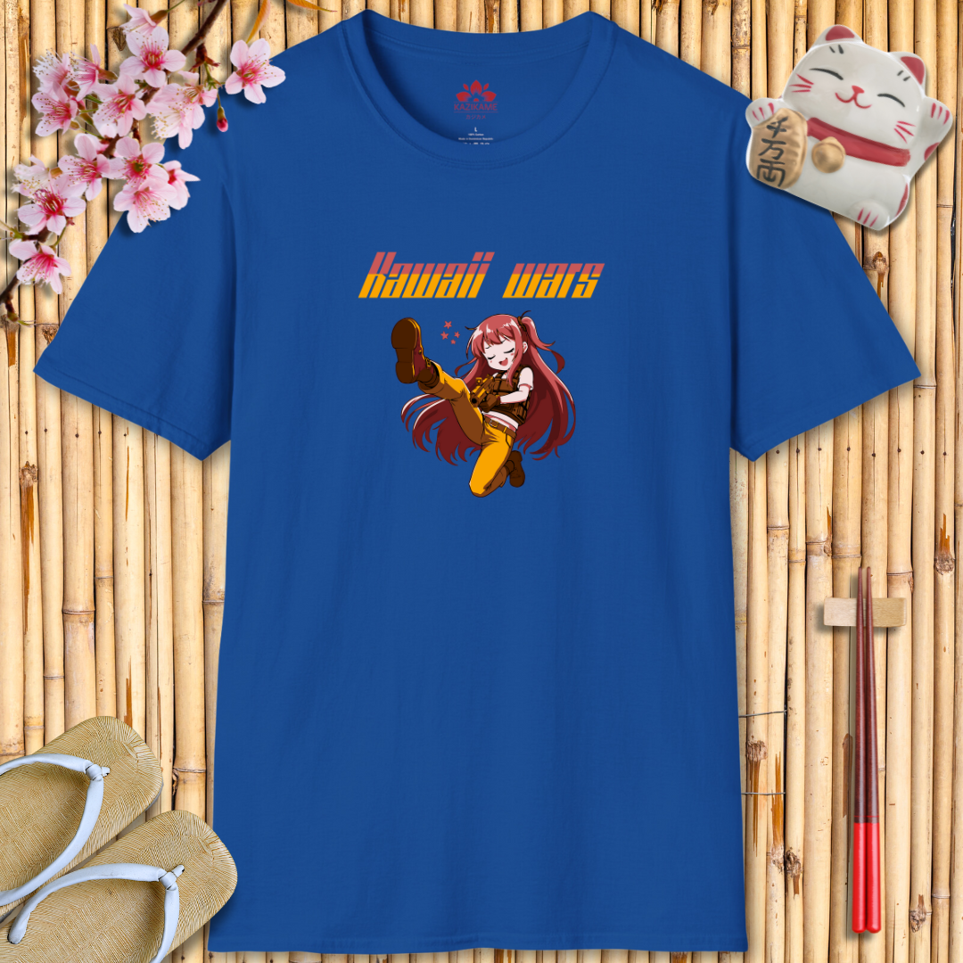 Kawaii Wars Red Yellow Unisex Softstyle T-Shirt