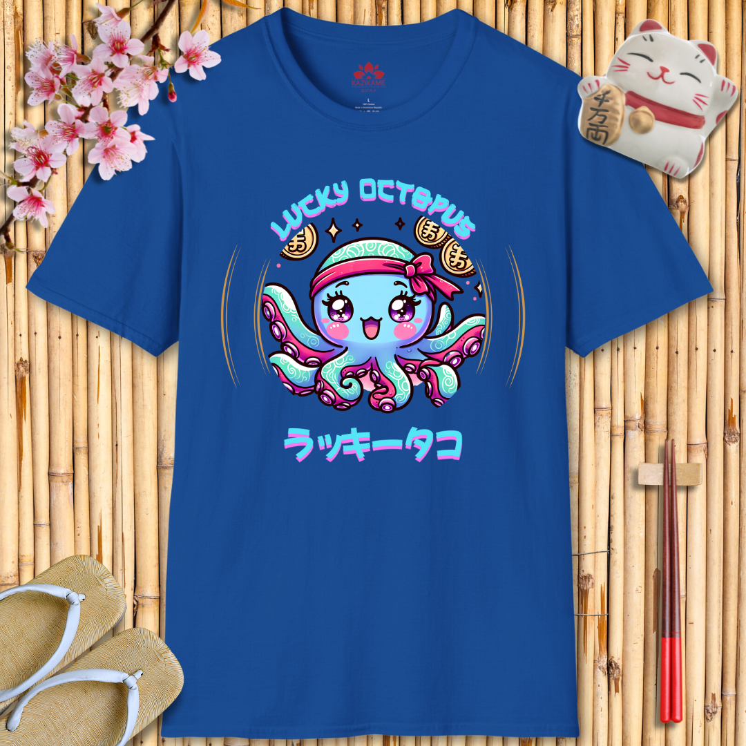 Lucky Octopus Unisex Softstyle T-Shirt