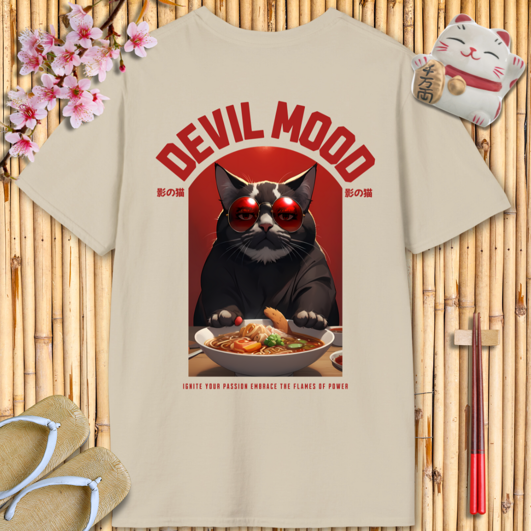 Devil Mood Red Unisex Softstyle T-Shirt