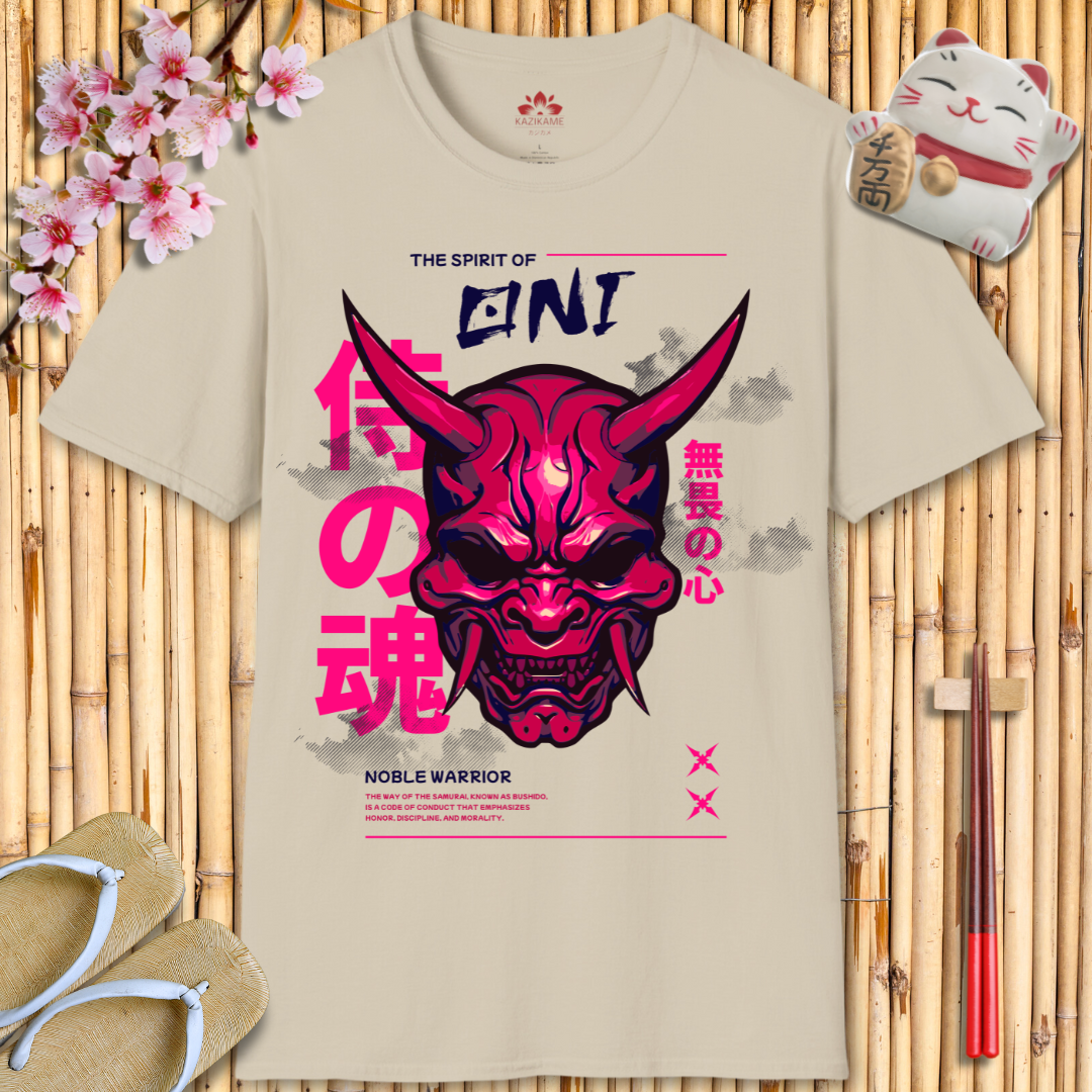 Oni Pink Unisex Softstyle T-Shirt