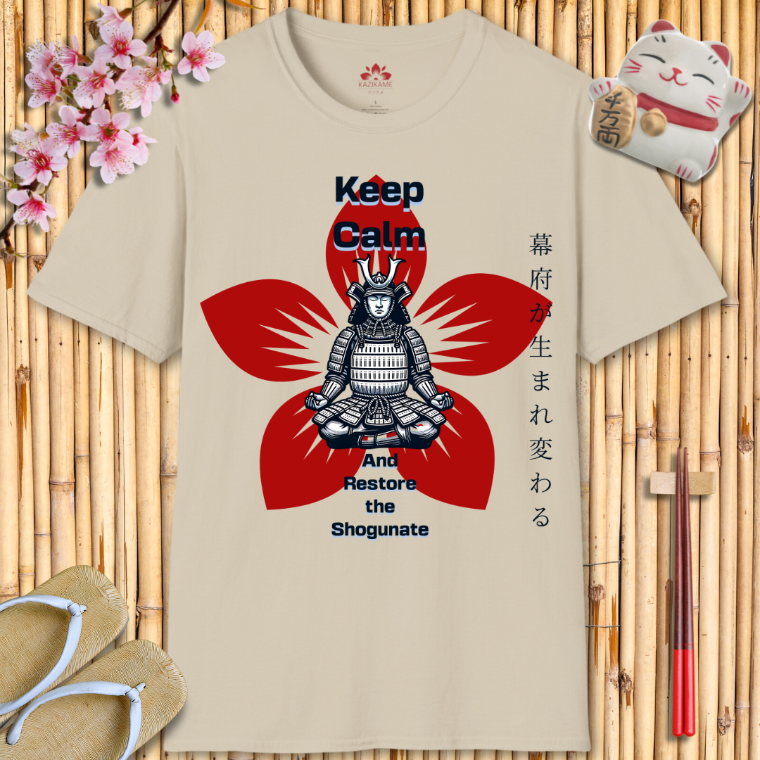 Keep Calm and Restore the Shogunate Unisex Softstyle T-Shirt