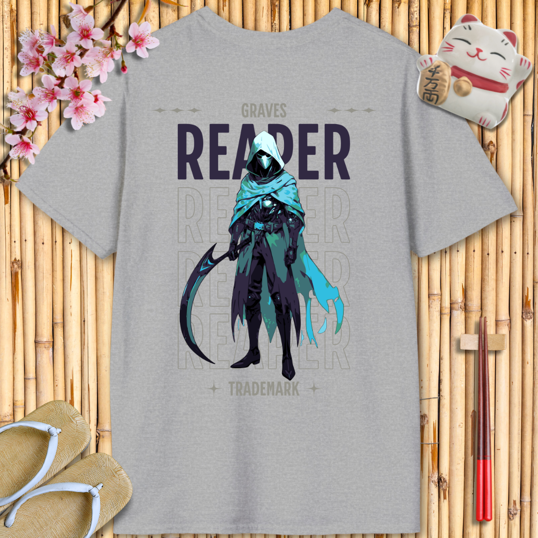 Reaper Purple Back Unisex Softstyle T-Shirt