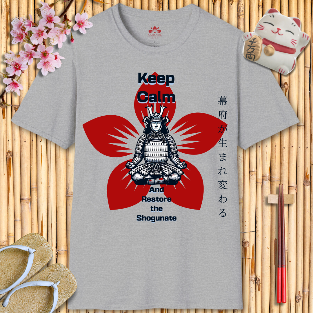 Keep Calm and Restore the Shogunate Unisex Softstyle T-Shirt