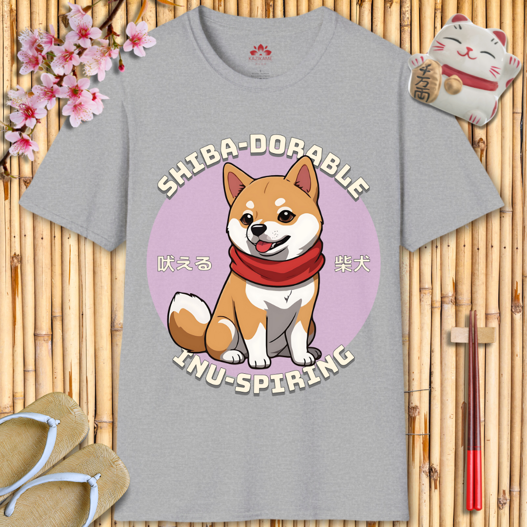 Adorable Shiba Unisex Softstyle T-Shirt