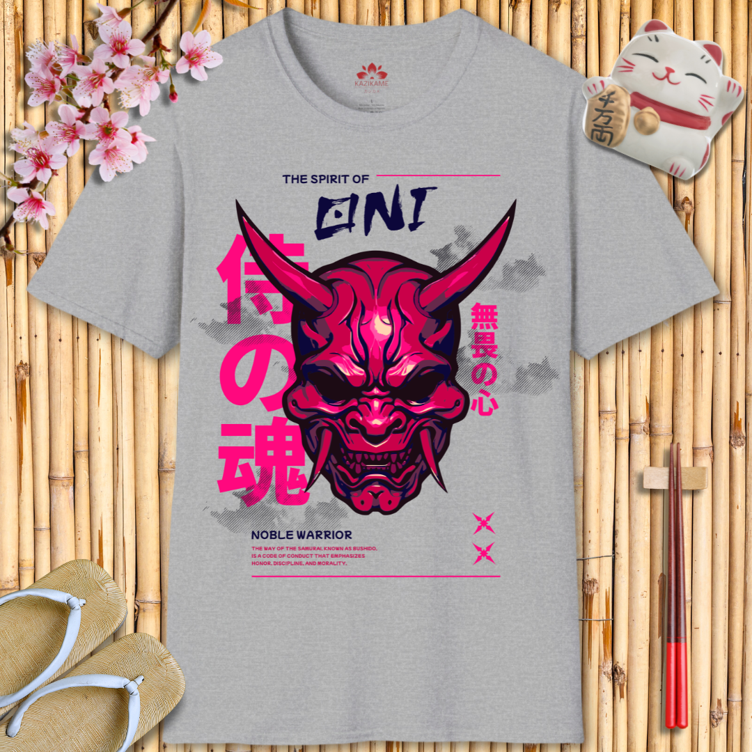 Oni Pink Unisex Softstyle T-Shirt