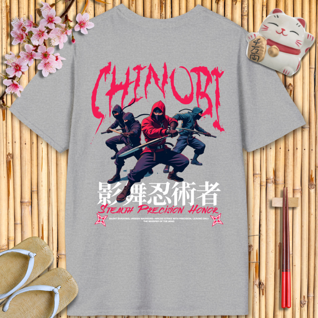 Ninja Gang Back Unisex Softstyle T-Shirt