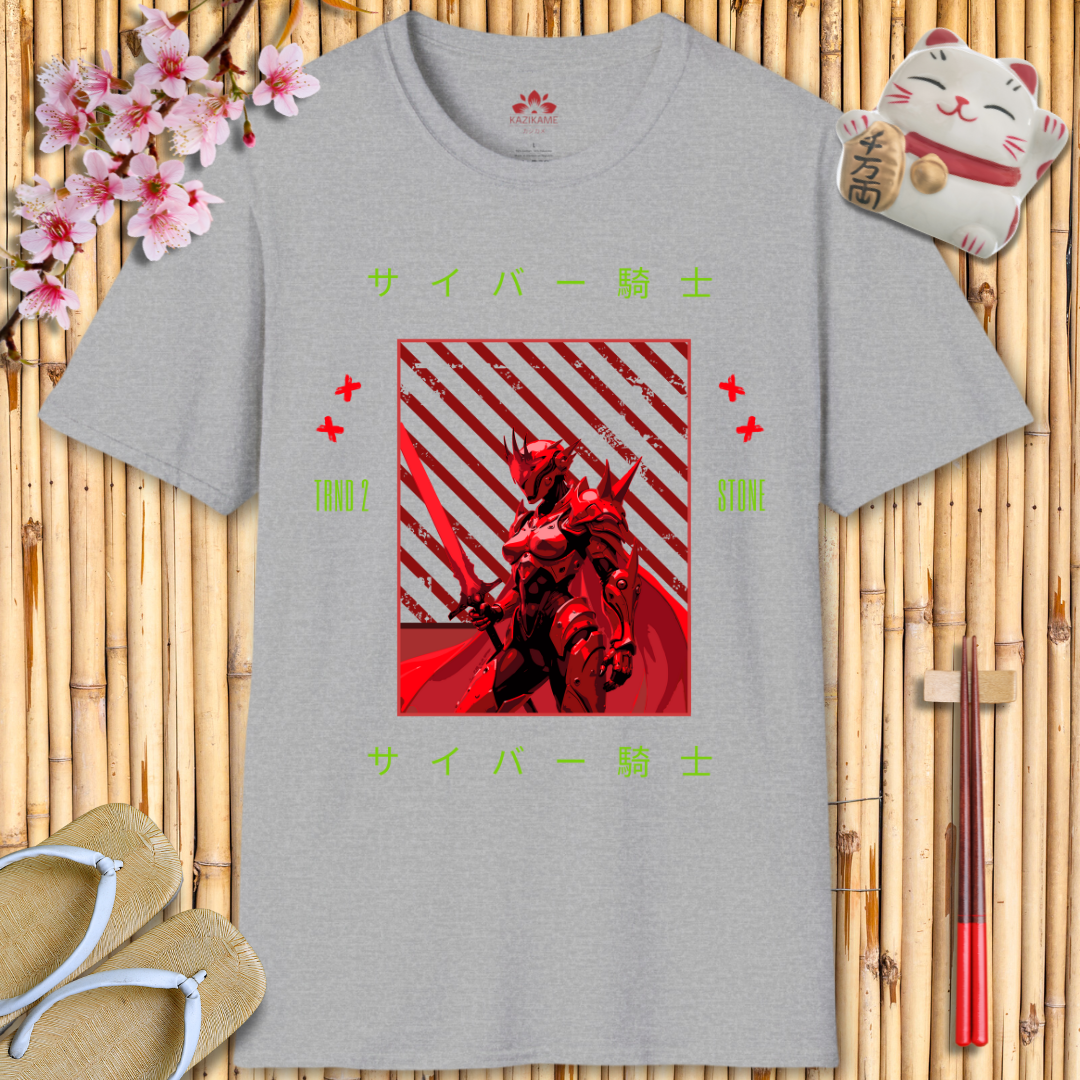 Cyber Knight Red Unisex Softstyle T-Shirt