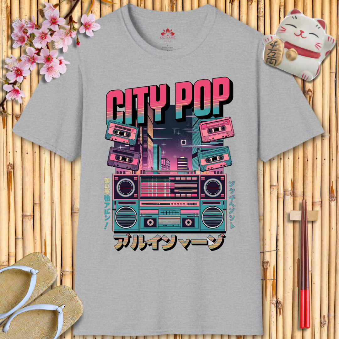 CityPop Boombox Unisex Softstyle T-Shirt