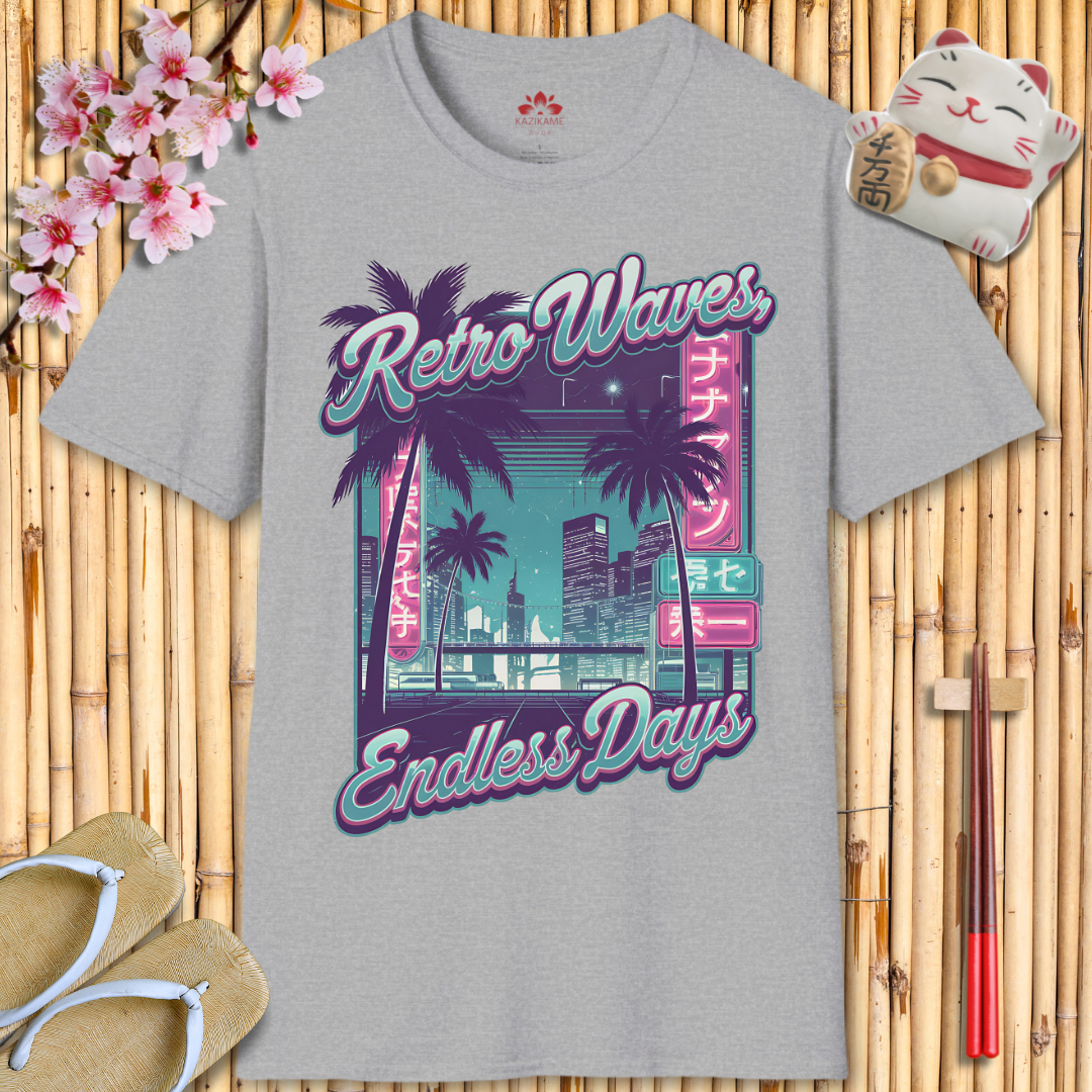 Retro Waves Unisex Softstyle T-Shirt