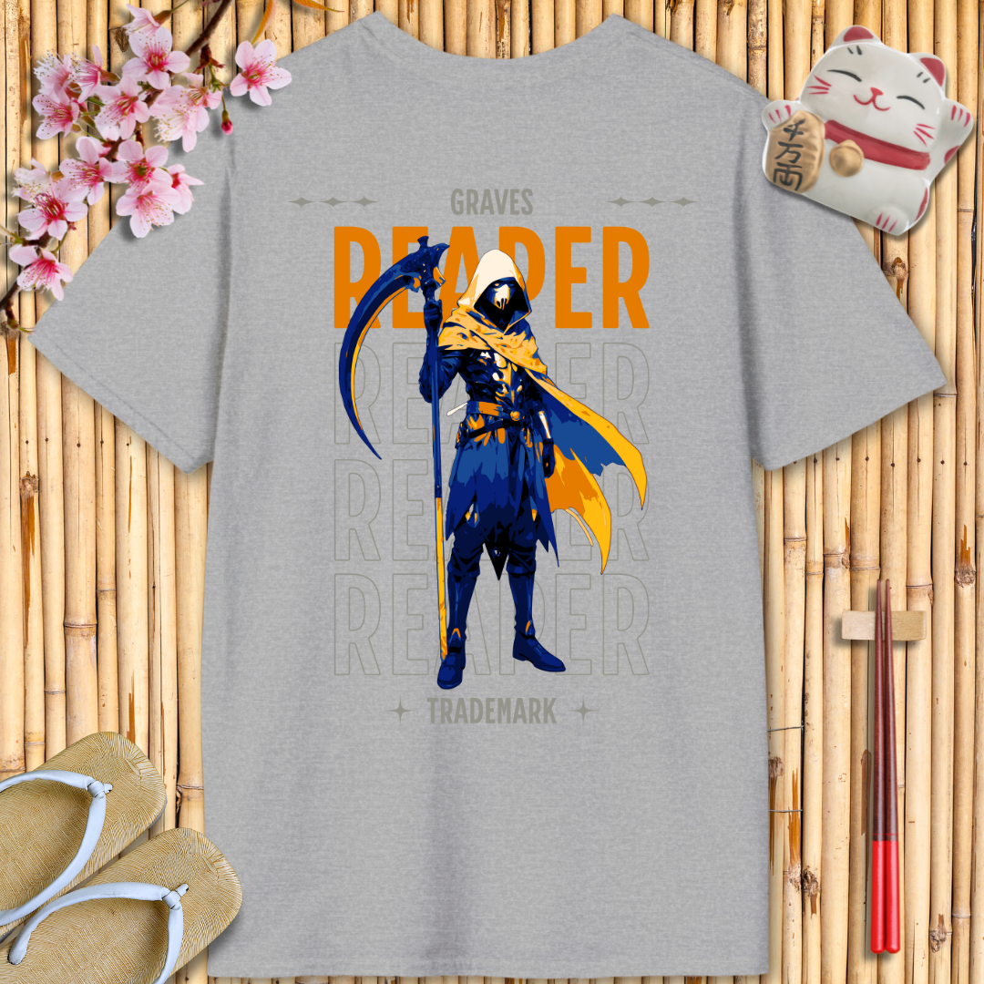 Reaper Orange Back Unisex Softstyle T-Shirt