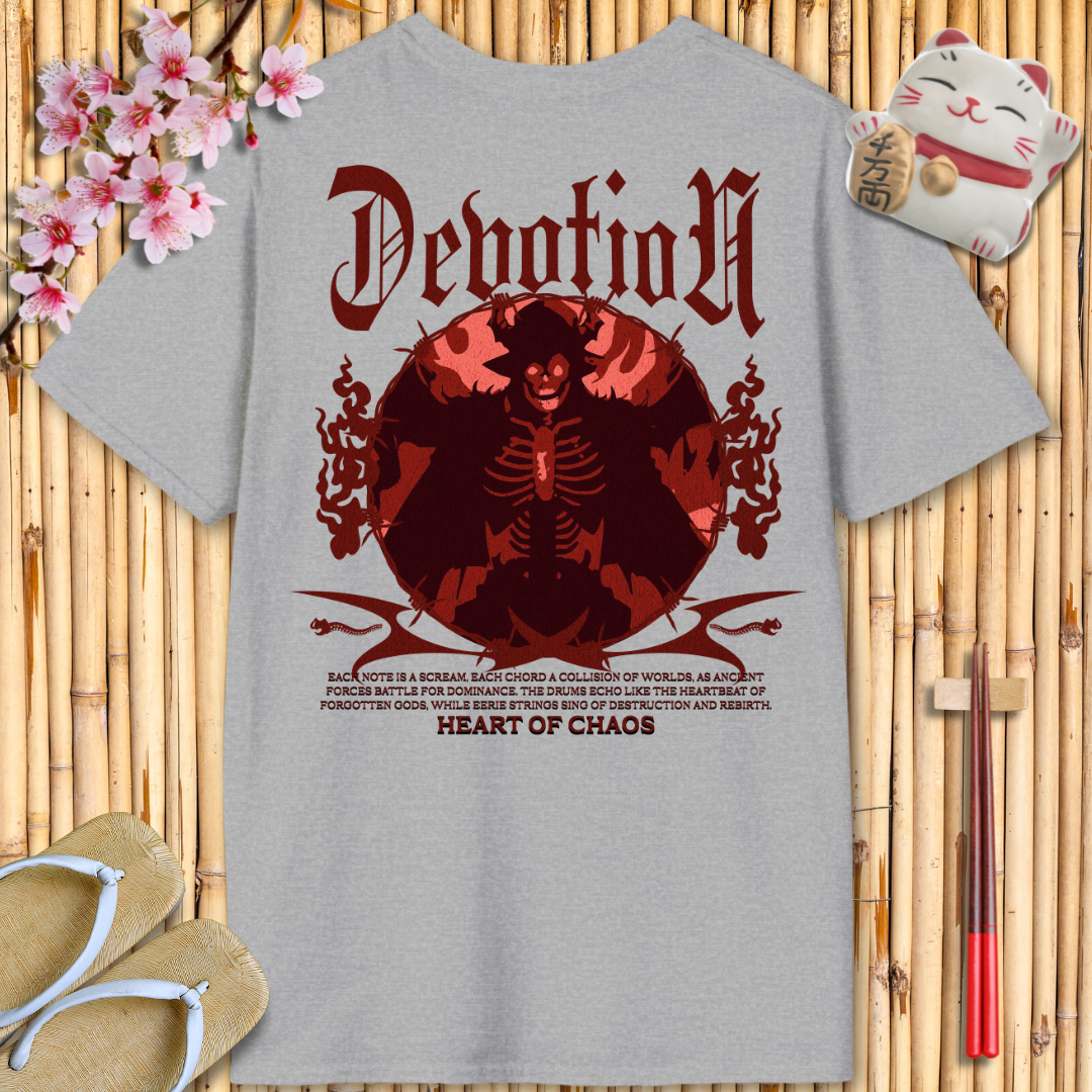 Devotion Red Back Unisex Softstyle T-Shirt