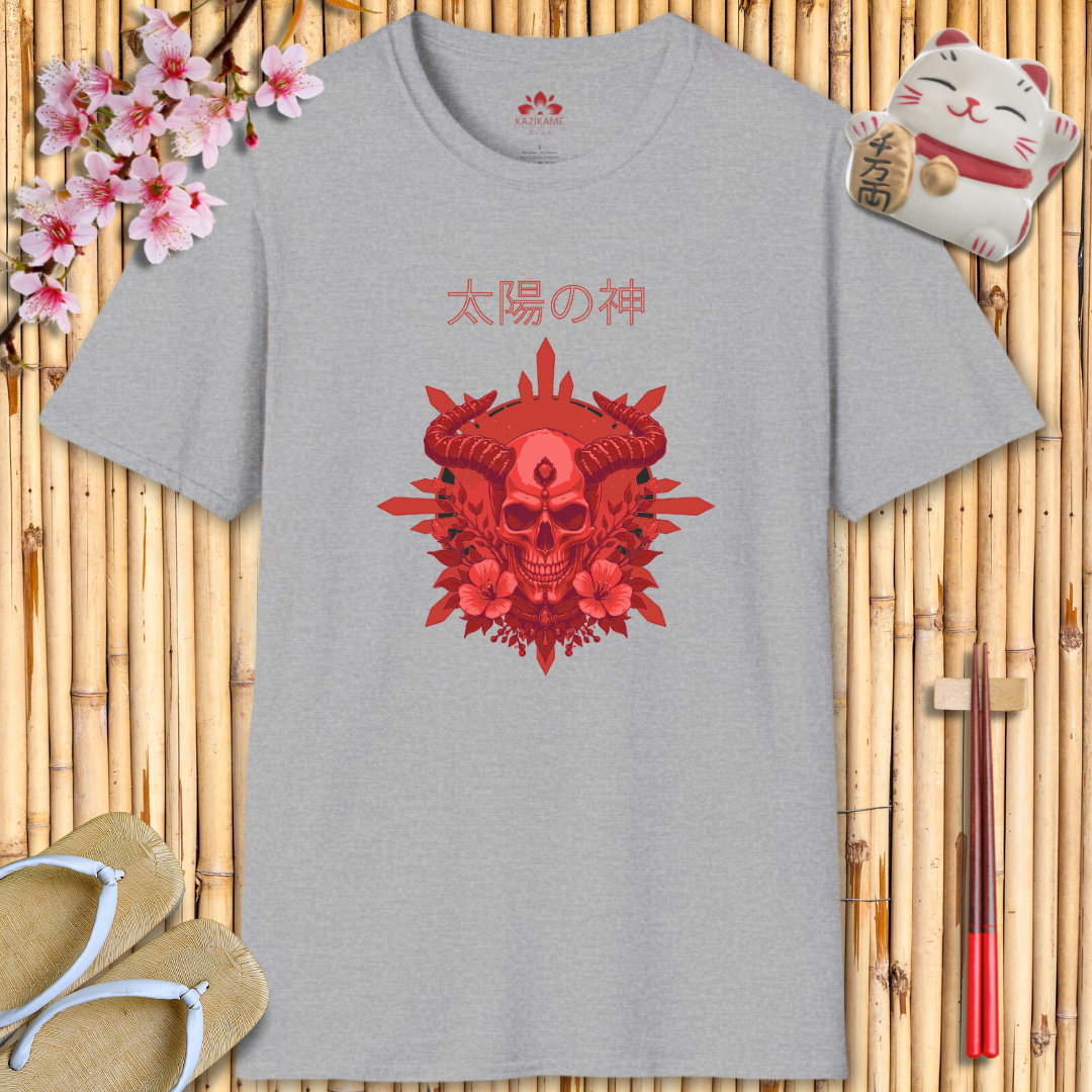 Skullhead Red Unisex Softstyle T-Shirt