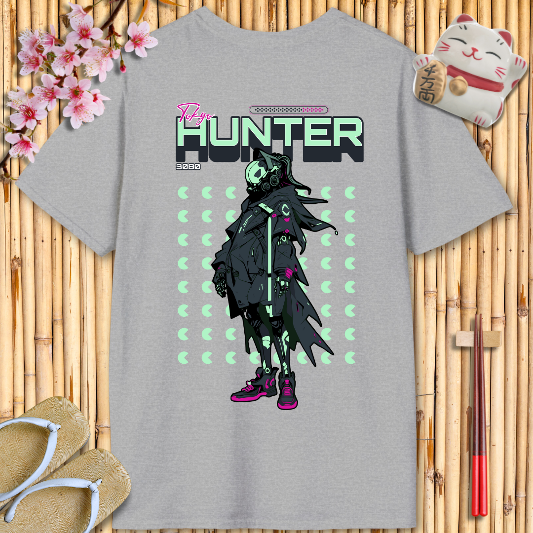 Tokyo Hunter Green Back Unisex Softstyle T-Shirt