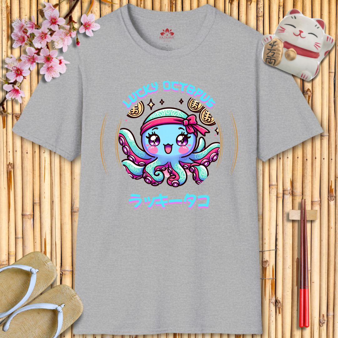 Lucky Octopus Unisex Softstyle T-Shirt