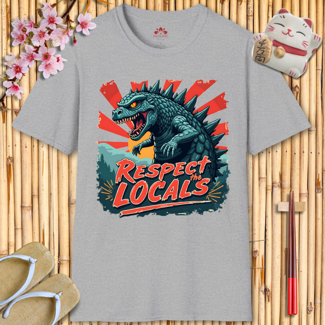 Respect the locals Kaiju Unisex Softstyle T-Shirt