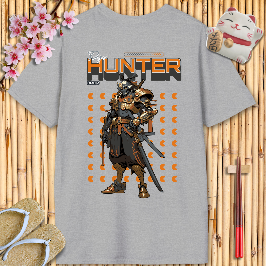 Tokyo Hunter Orange Back Unisex Softstyle T-Shirt