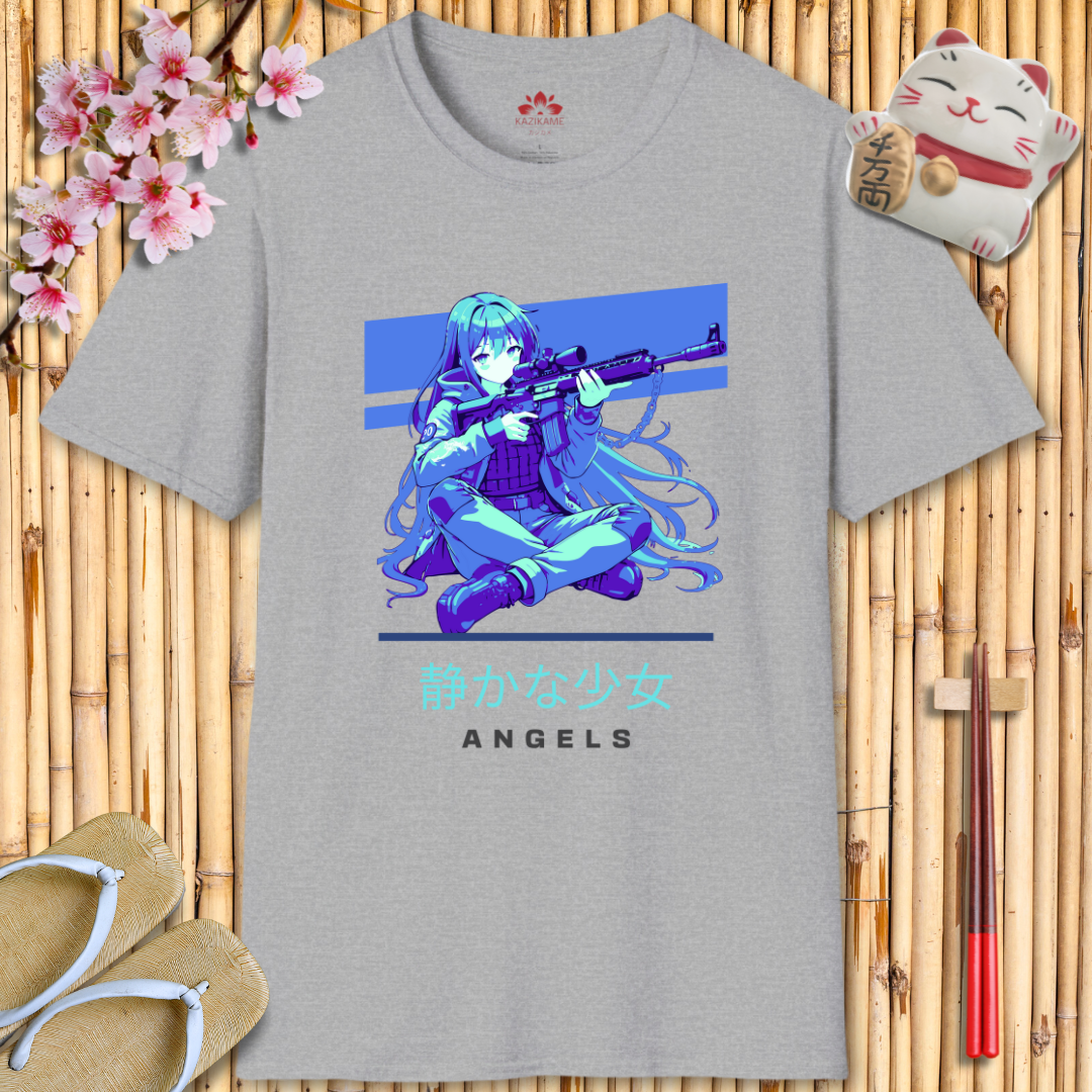 Angels blue Unisex Softstyle T-Shirt