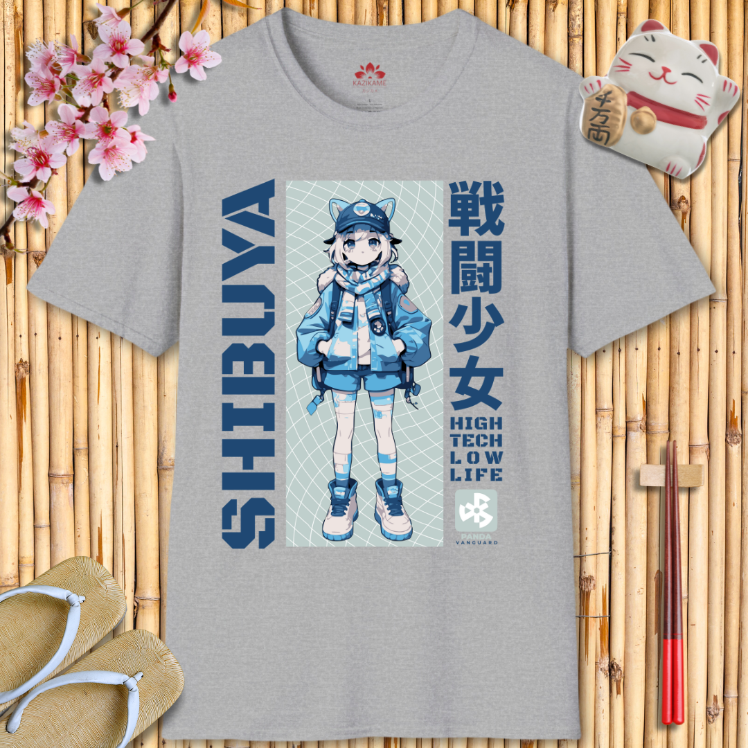 Shibuya Blue Unisex Softstyle T-Shirt