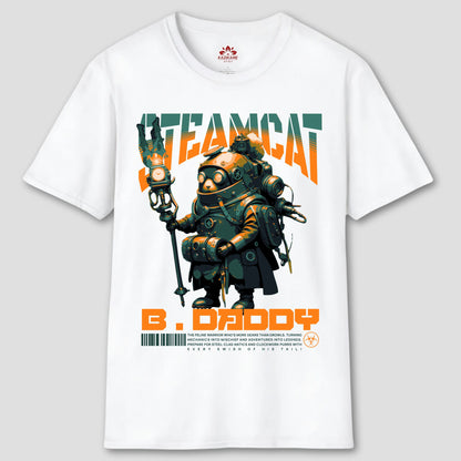 Steam Cat Green T-Shirt