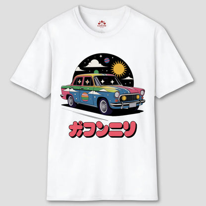 Starlit Retro Sedan T-Shirt